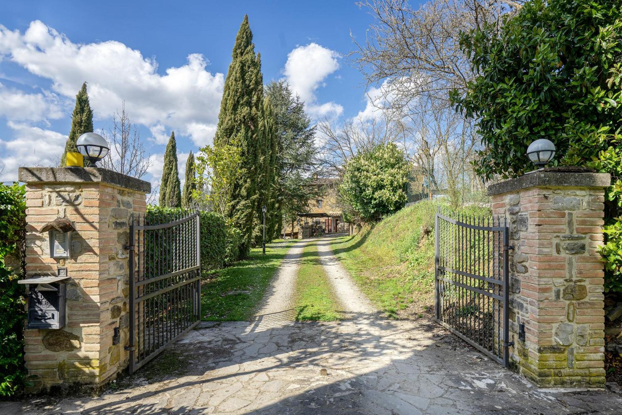 Magnolia Ad Antico Casale '700 Villa Umbertide Bagian luar foto
